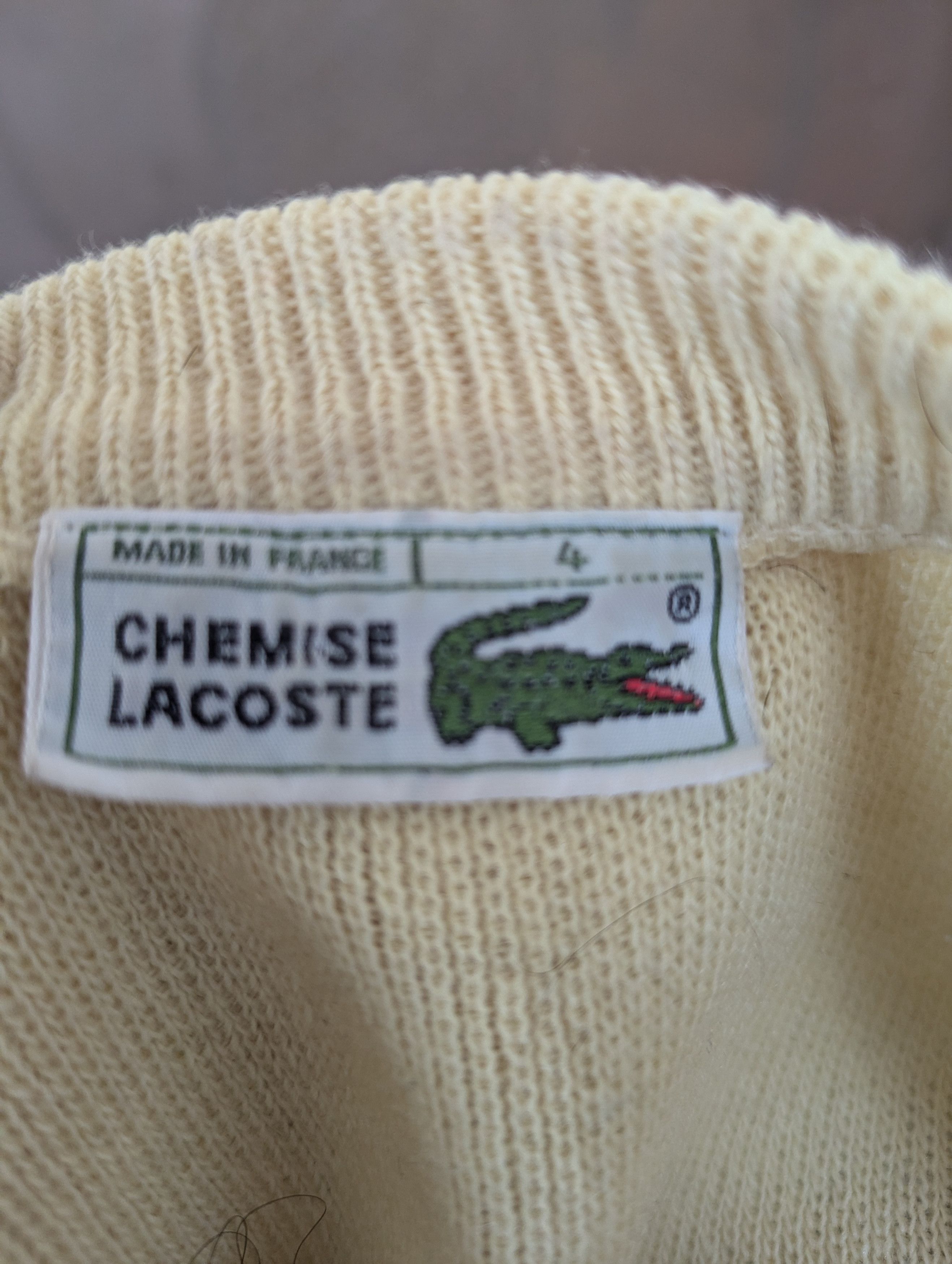 Lacoste 1960s Lacoste Sweater – A Timeless Collector’s Piece Size US M / EU 48-50 / 2 - 6 Thumbnail