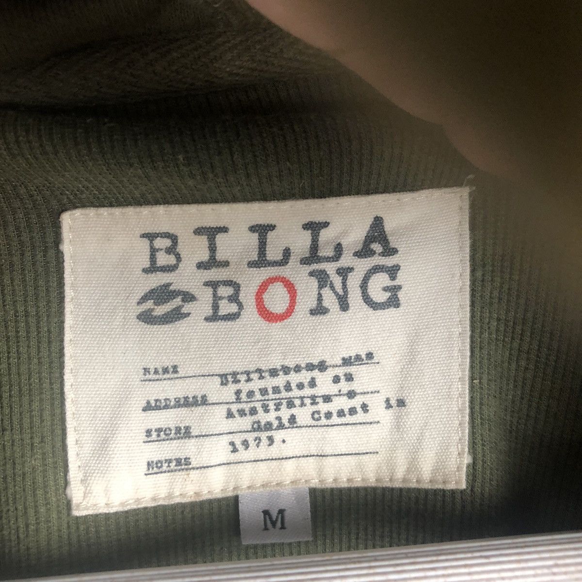 Billabong Billabong Green faded multipocket Hoodie #A1288 Size US M / EU 48-50 / 2 - 11 Thumbnail