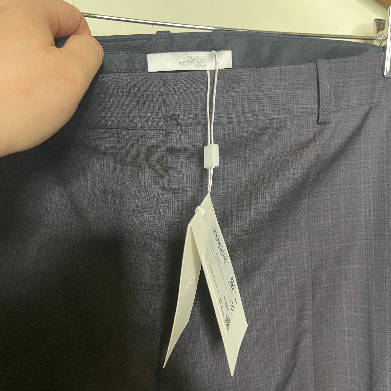 Hugo Boss New Hugo BOSS TROUSERS TAMEA in plaid sz 10 Size 32" / US 10 / IT 46 - 5 Thumbnail