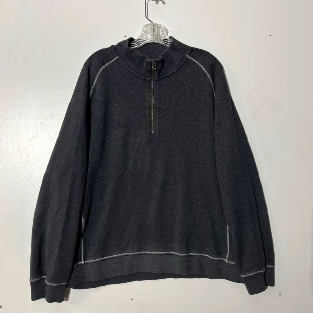 Vintage VINTAGE L.L. Bean Traditional Fit 1/4 Zip Pullover Sweater Mens XL Gray Modern Classic Mens XL Sweater Size US XL / EU 56 / 4 - 2 Thumbnail