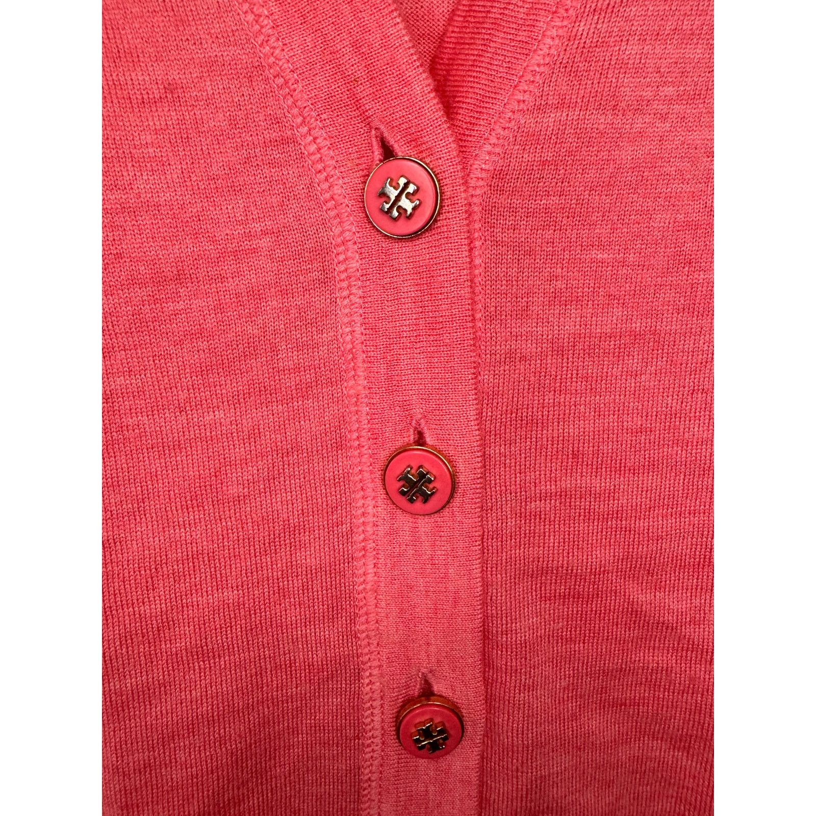 Tory Burch Tory Burch Pink Cardigan Size XS Size XS / US 0-2 / IT 36-38 - 2 Thumbnail