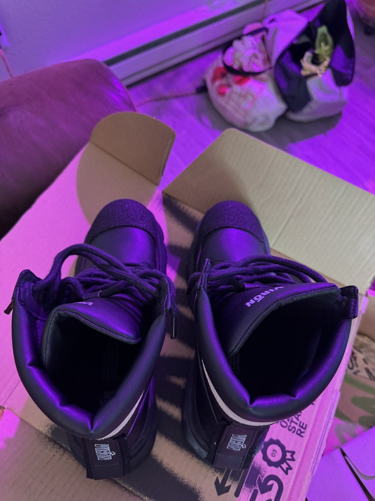 VIRON Virón Black Resist Boots Size US 8.5 / EU 41-42 - 6 Thumbnail
