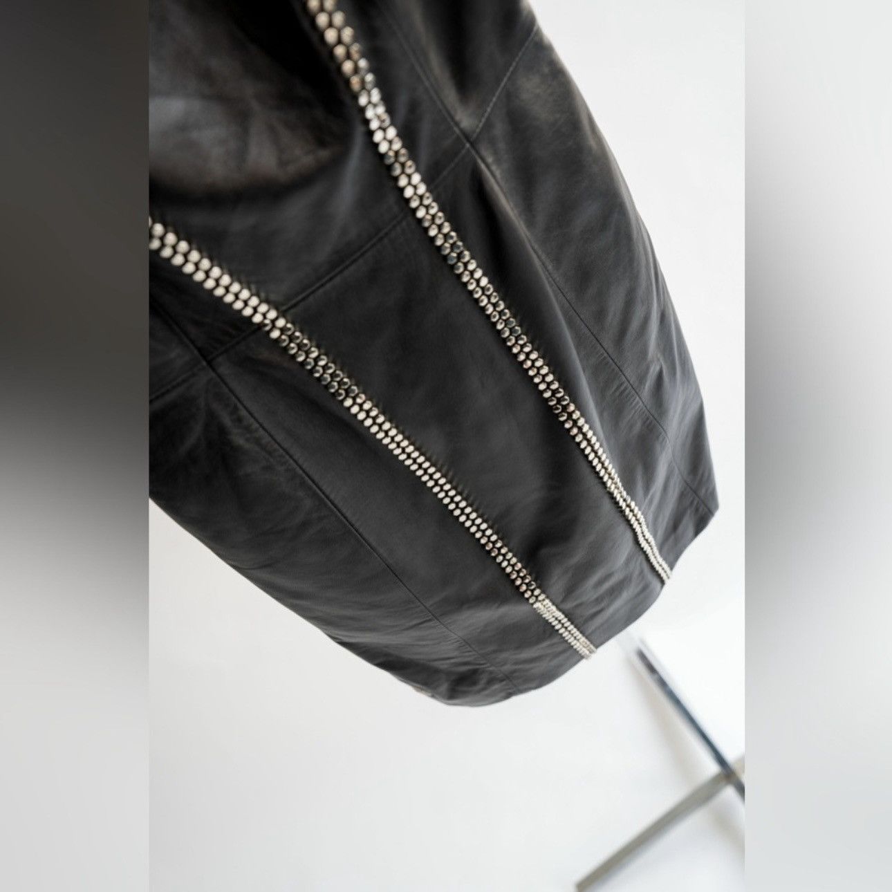 Philipp Plein Phillip Plein Couture Full Grain Leather Studded Mini Dress Size M / US 6-8 / IT 42-44 - 14 Thumbnail