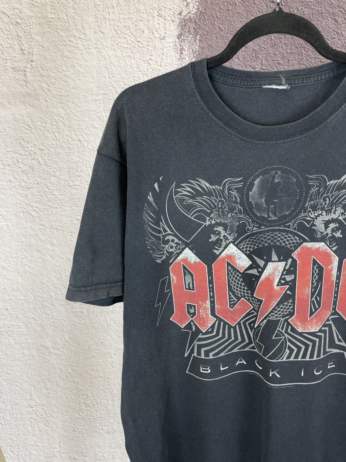 AC/DC AC/DC Black Ice 2008 vintage band tee shirt Size US L / EU 52-54 / 3 - 3 Thumbnail
