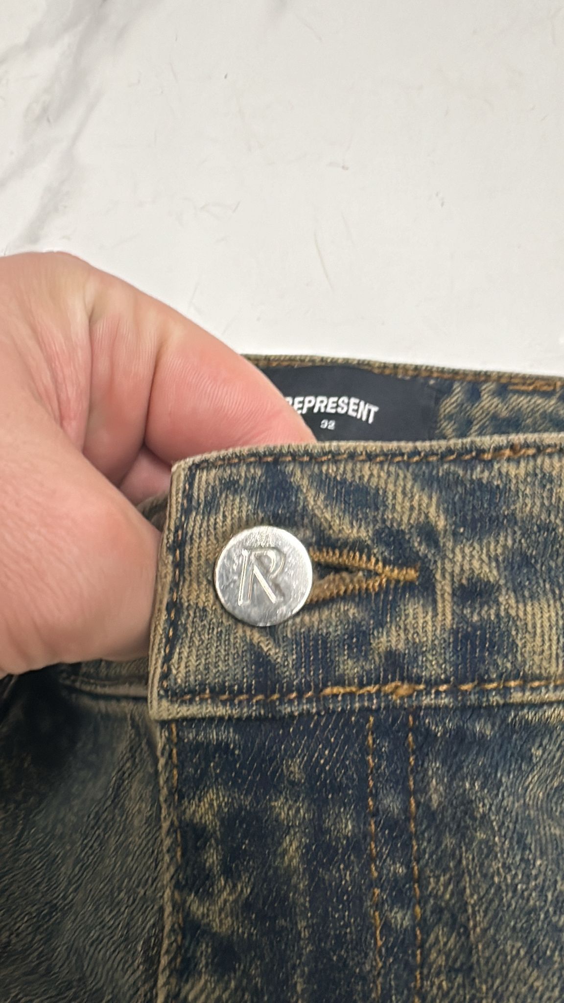Represent Clo. × Vintage Represent Sample Denim Jean Size 32 Size US 32 / EU 48 - 5 Thumbnail