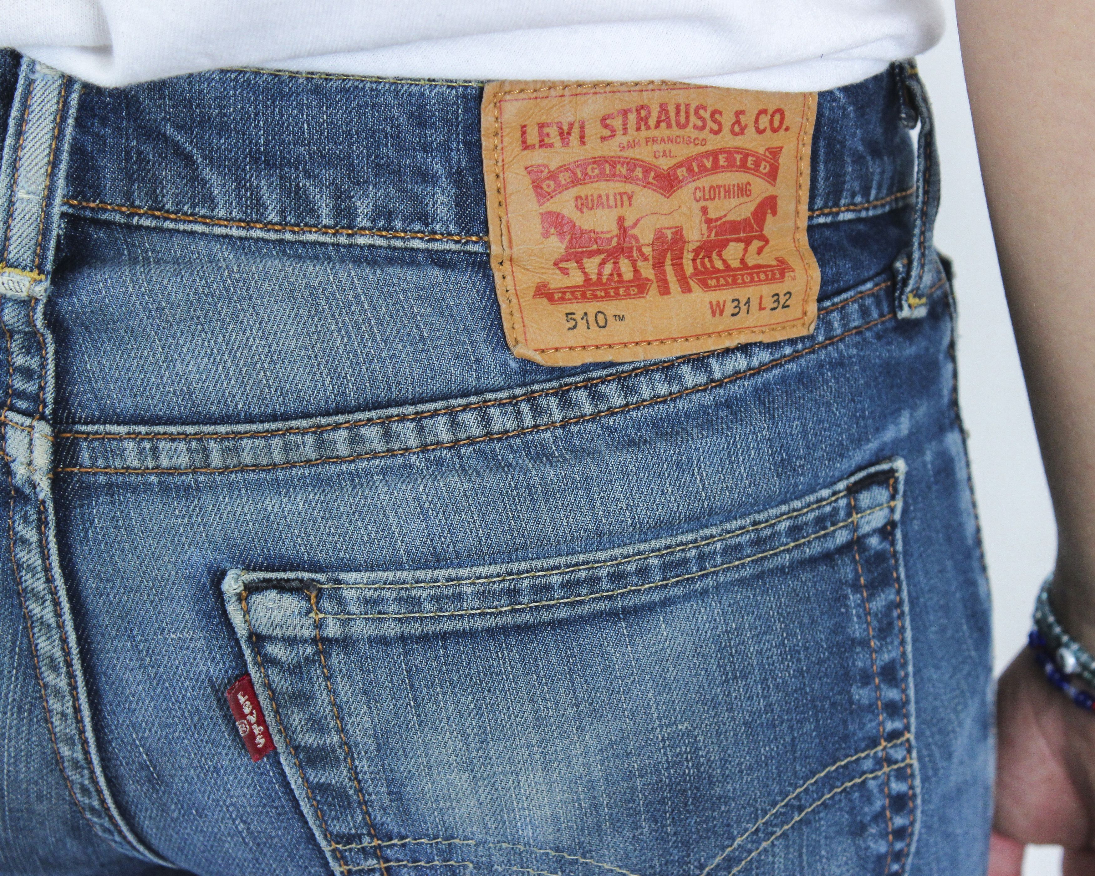 Levi's 510 Mens W31 L30 Slim Fit Skinny Jeans Denim Pants Trousers Size US 31 - 6 Thumbnail