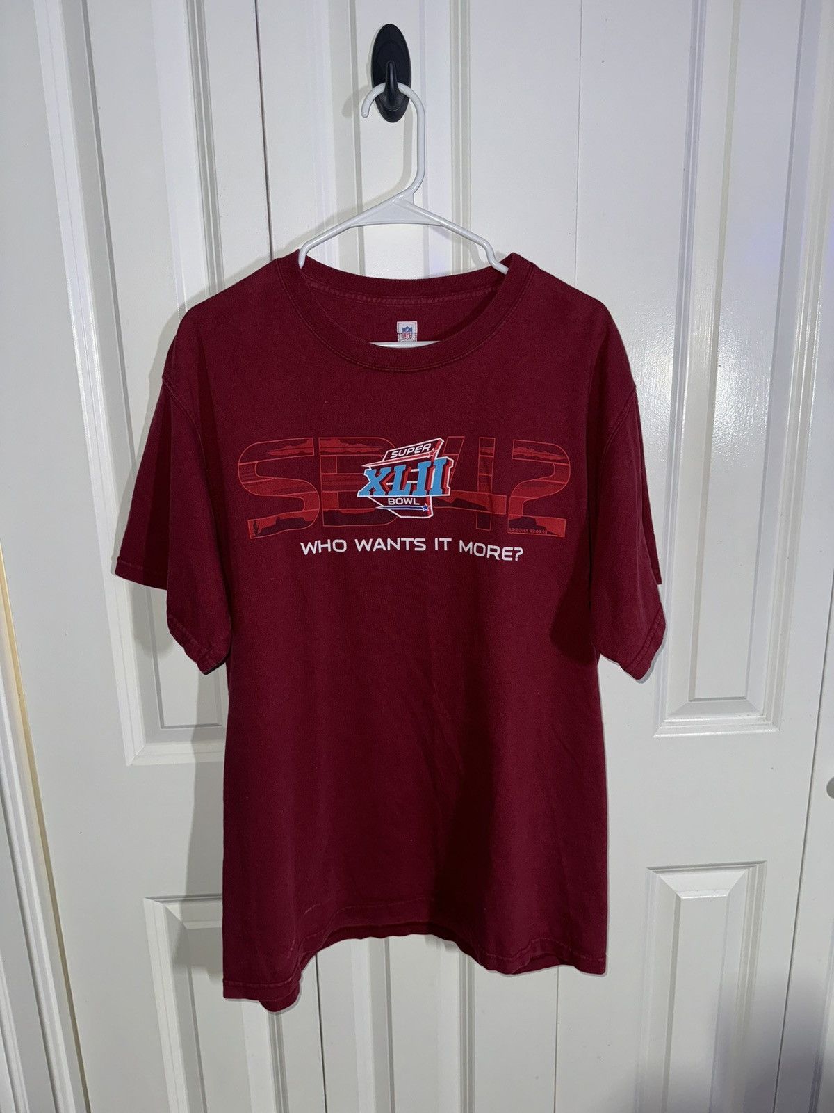 NFL Vtg New York Giants Football Super Bowl 42 XLII 2008 Size L Size US L / EU 52-54 / 3 - 1 Thumbnail
