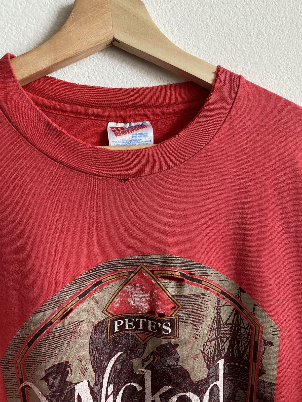 Vintage Vintage Wicked Ale Beer Tee Size US XL / EU 56 / 4 - 4 Thumbnail