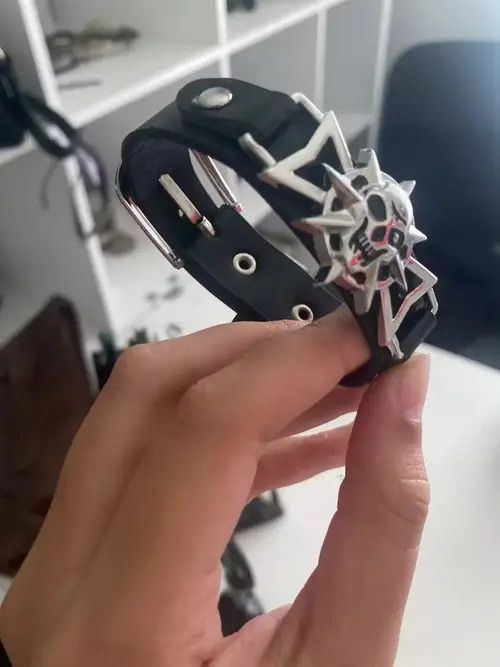 Other Skeleton Skull Punk Gothic Leather Buckle Bracelets🔥🔥🔥 Size ONE SIZE - 3 Thumbnail