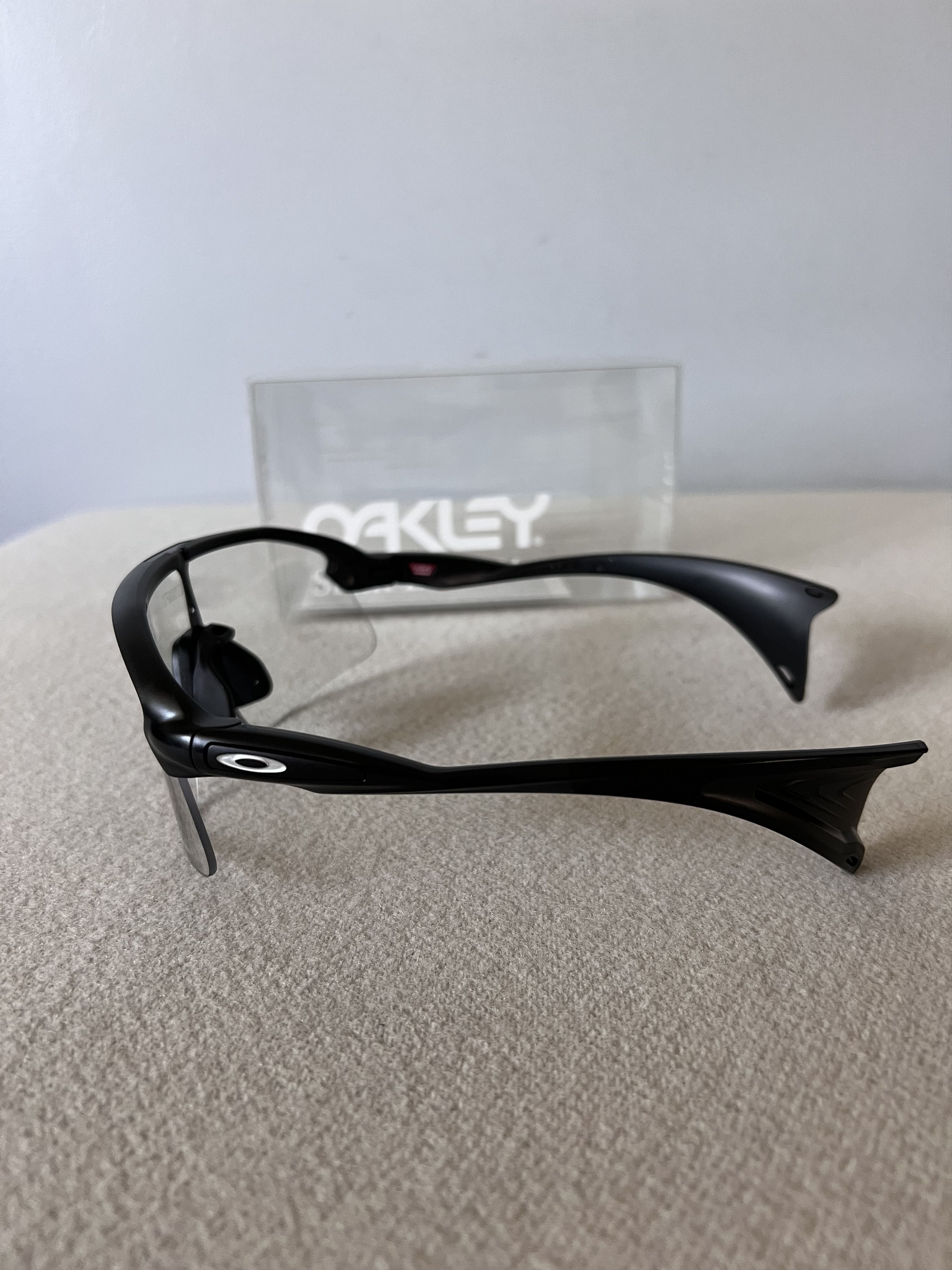 Oakley × Satisfy Satisfy Running Oakley Stunt Devil Sunglasses in Matte Black Size ONE SIZE - 2 Thumbnail