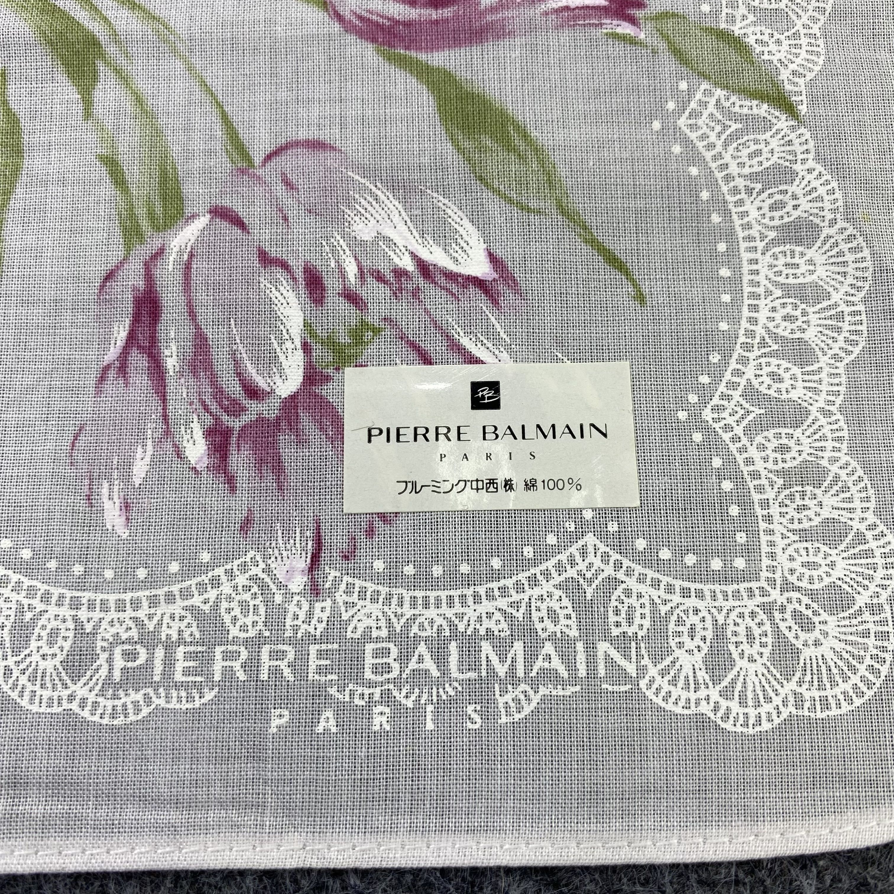 Pierre Balmain Pierre Balmain Handkerchief / Bandana / Neckerchief-B599 Size ONE SIZE - 5 Thumbnail