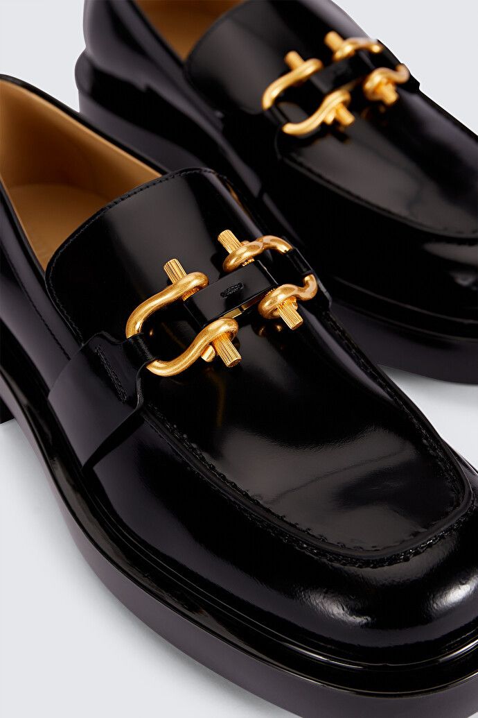 Bottega Veneta o1bcso1str0225 Monsieur Loafers in Black Size US 7 / EU 40 - 4 Thumbnail