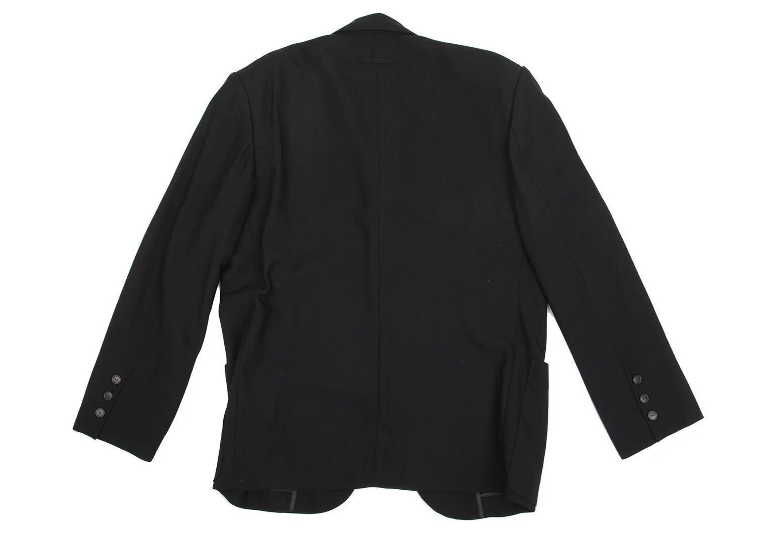 Jean Paul Gaultier Wool Lapel Design Fly Front Jacket in Black Size 48 Size US M / EU 48-50 / 2 - 12 Thumbnail