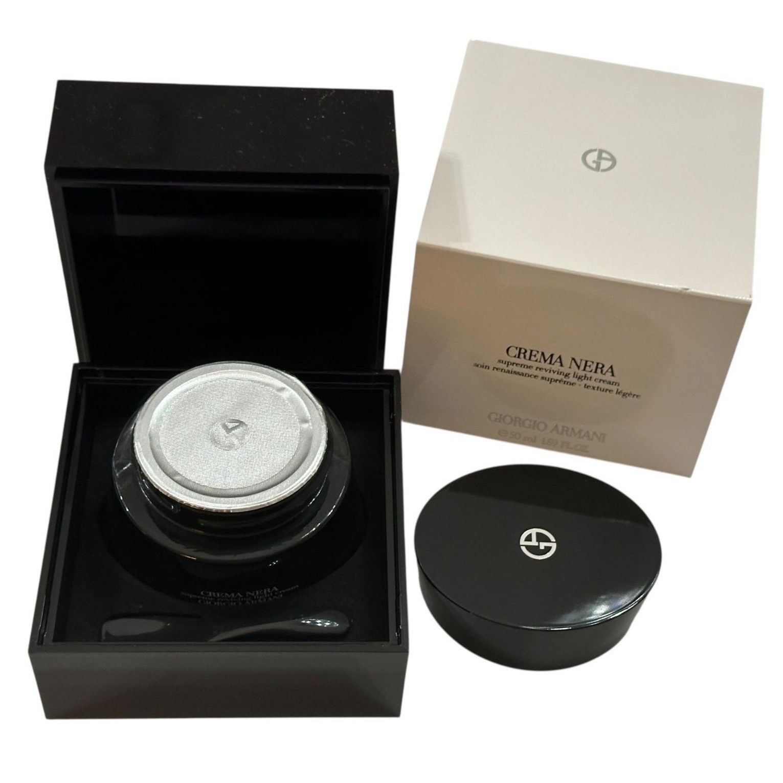 Giorgio Armani Giorgio Armani Crema Nera Supreme Light Reviving Cream LARGE Size ONE SIZE - 8 Thumbnail