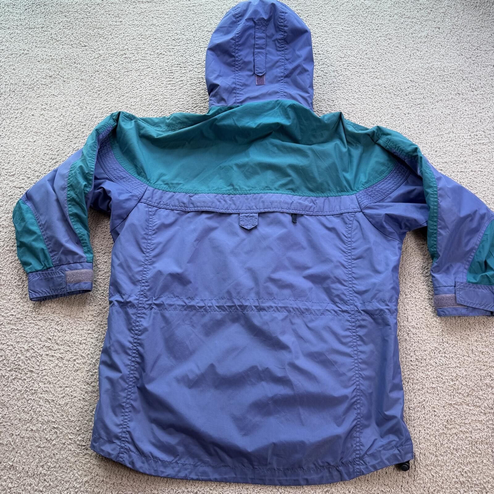 Columbia Vintage 90s Columbia Windbreaker Jacket Womens M Teal Hooded Size M / US 6-8 / IT 42-44 - 2 Thumbnail