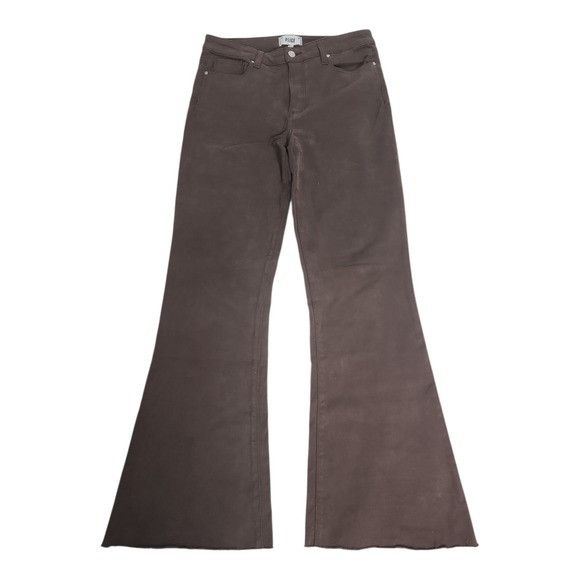 Paige Paige Genevieve Flare Jeans Womens 30 Chocolate Brown Size 30" / US 8 / IT 44 - 1 Thumbnail