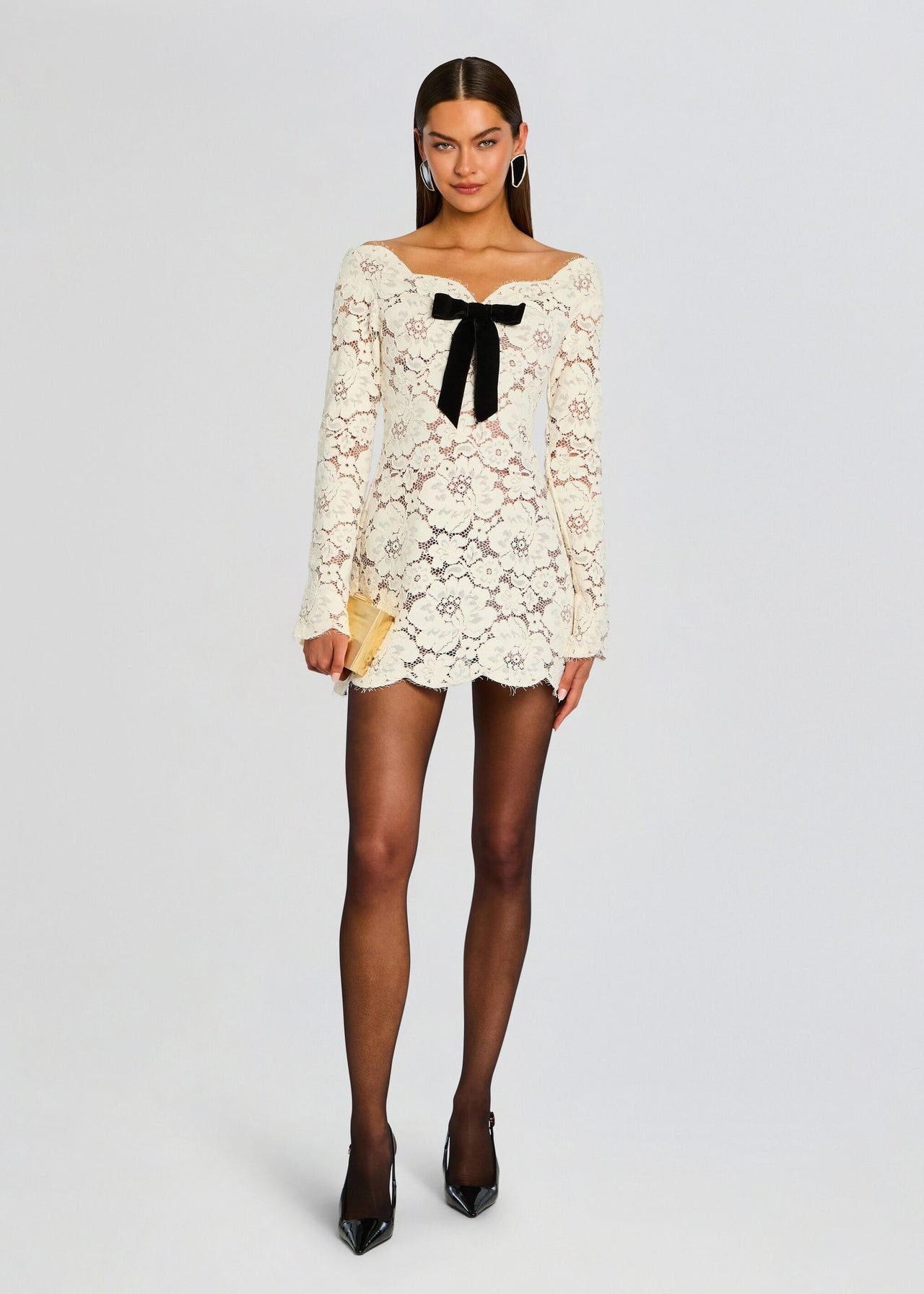 Retrofete The Perdita Lace Dress Size S / US 4 / IT 40 - 3 Thumbnail