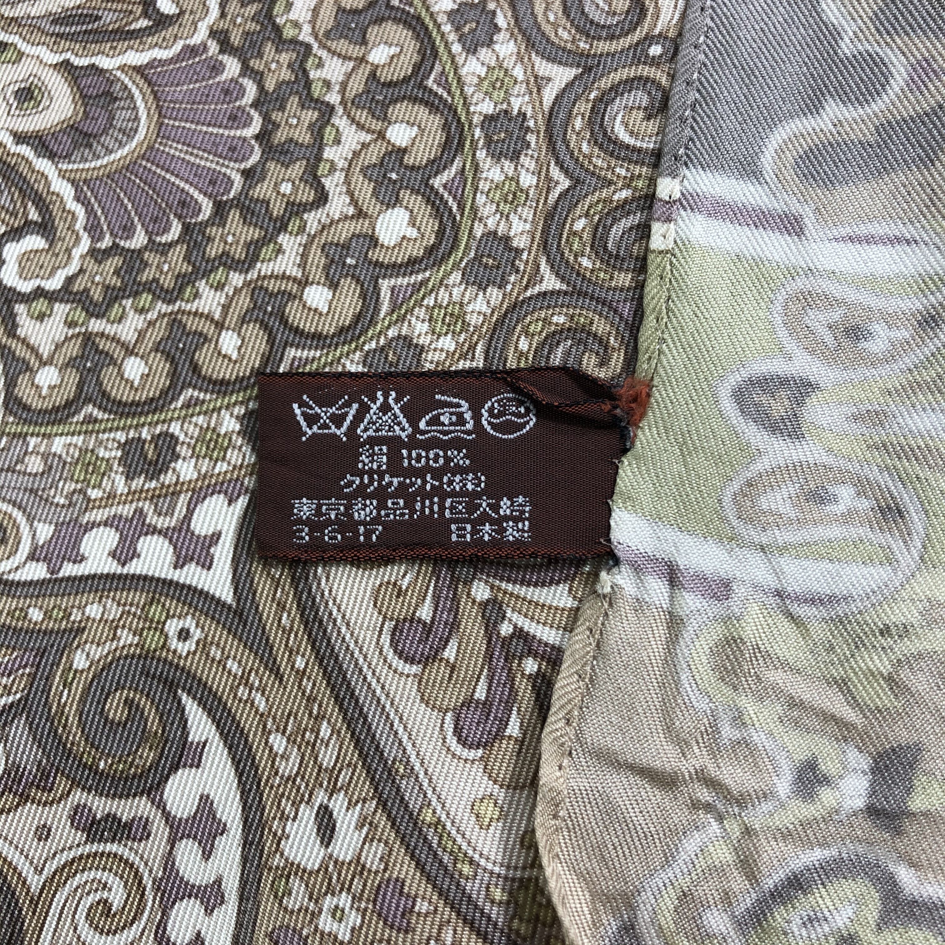 Vintage Vintage Topkapi Silk Scarf Size ONE SIZE - 6 Thumbnail