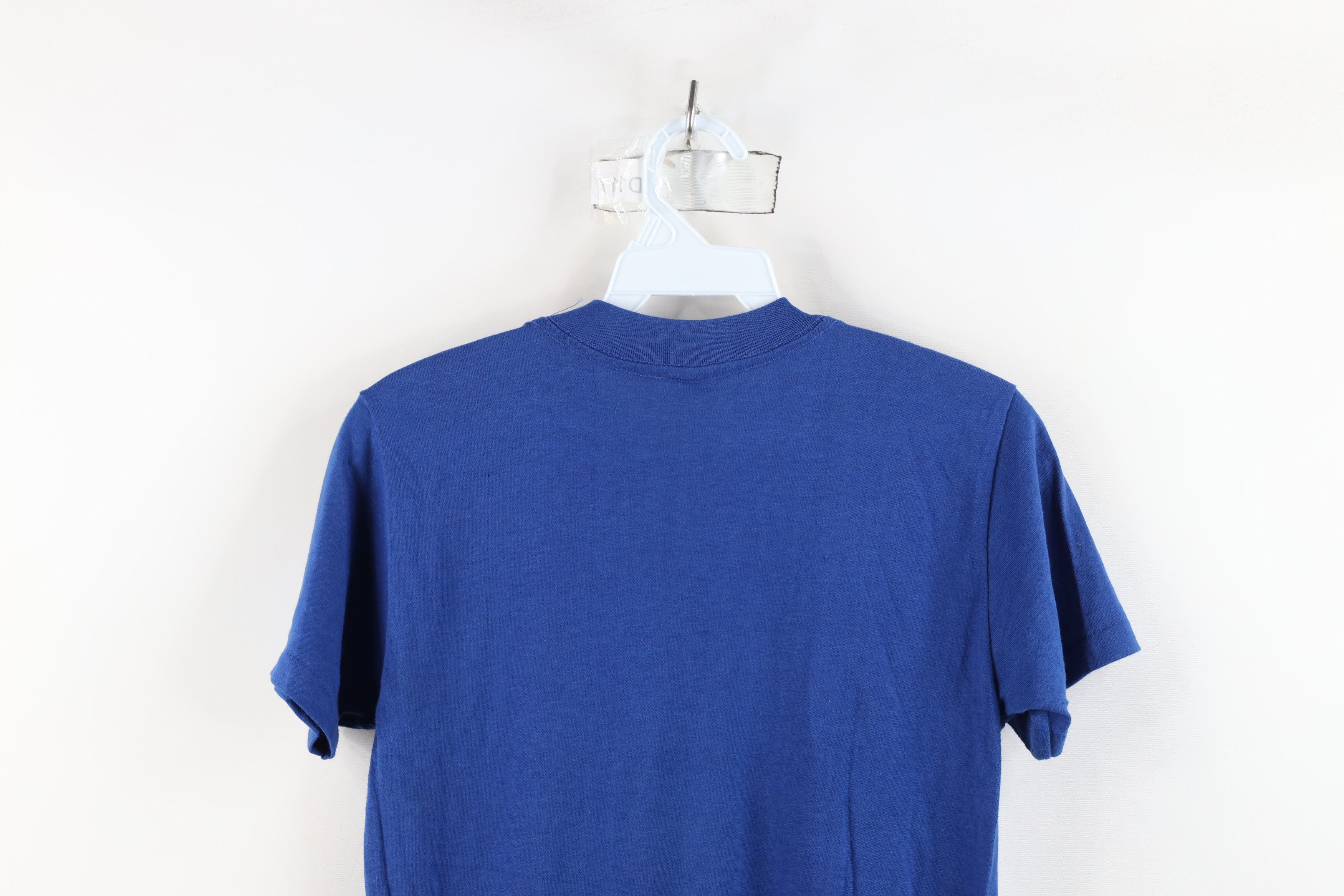 Vintage Vintage 80s Pan Am Airlines Data Systems T-Shirt Blue USA Size S / US 4 / IT 40 - 10 Thumbnail