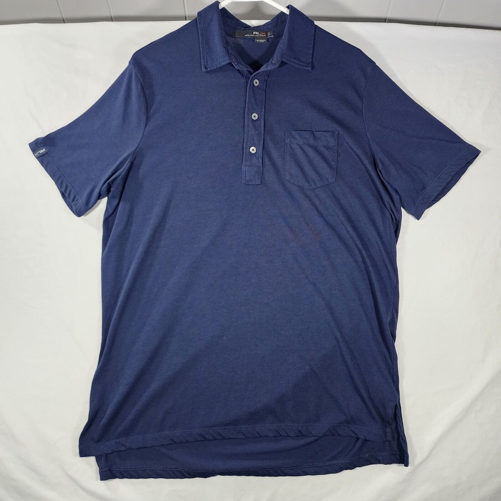 Ralph Lauren RLX Ralph Lauren Men’s Short Sleeve 1/4 Button Shirt LG Size US L / EU 52-54 / 3 - 1 Thumbnail
