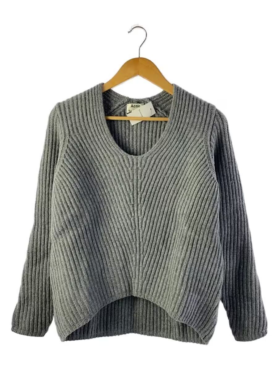 Acne Studios Ribbed Wool Knit Sweater Size US XXS / EU 40 - 1 Thumbnail