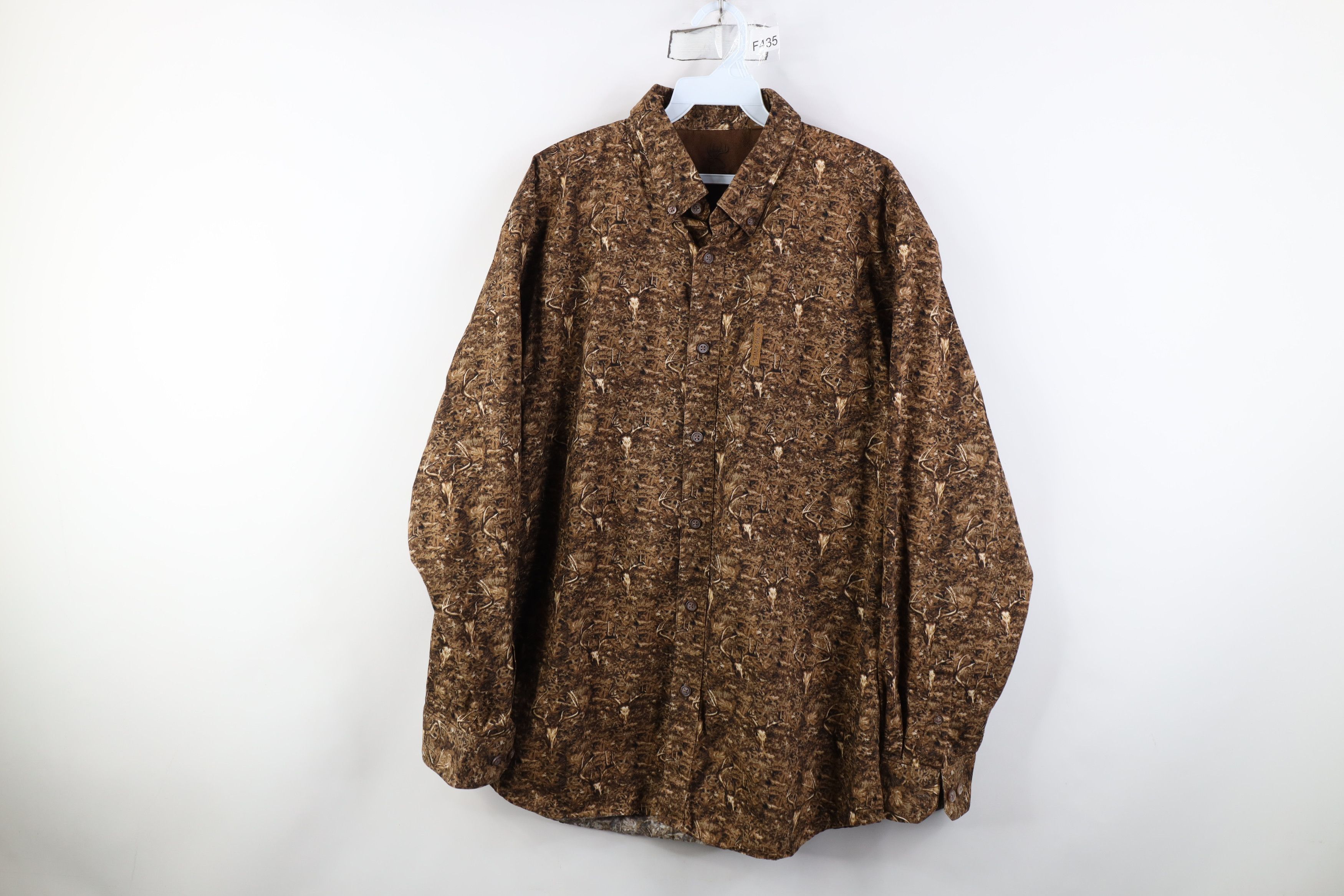 Vintage Vintage 90s Y2K Streetwear Camouflage Button Down Shirt Size US L / EU 52-54 / 3 - 1 Thumbnail
