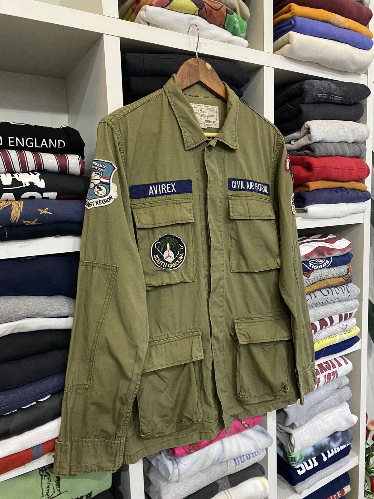 Avirex × Vintage Vintage Avirex patch jacket Size US M / EU 48-50 / 2 - 4 Thumbnail