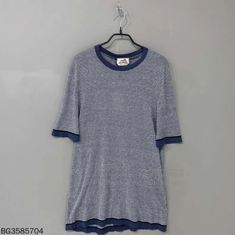 Hermes Hermes H Printed Knit Short-Sleeve Size L / US 10 / IT 46 - 3 Thumbnail