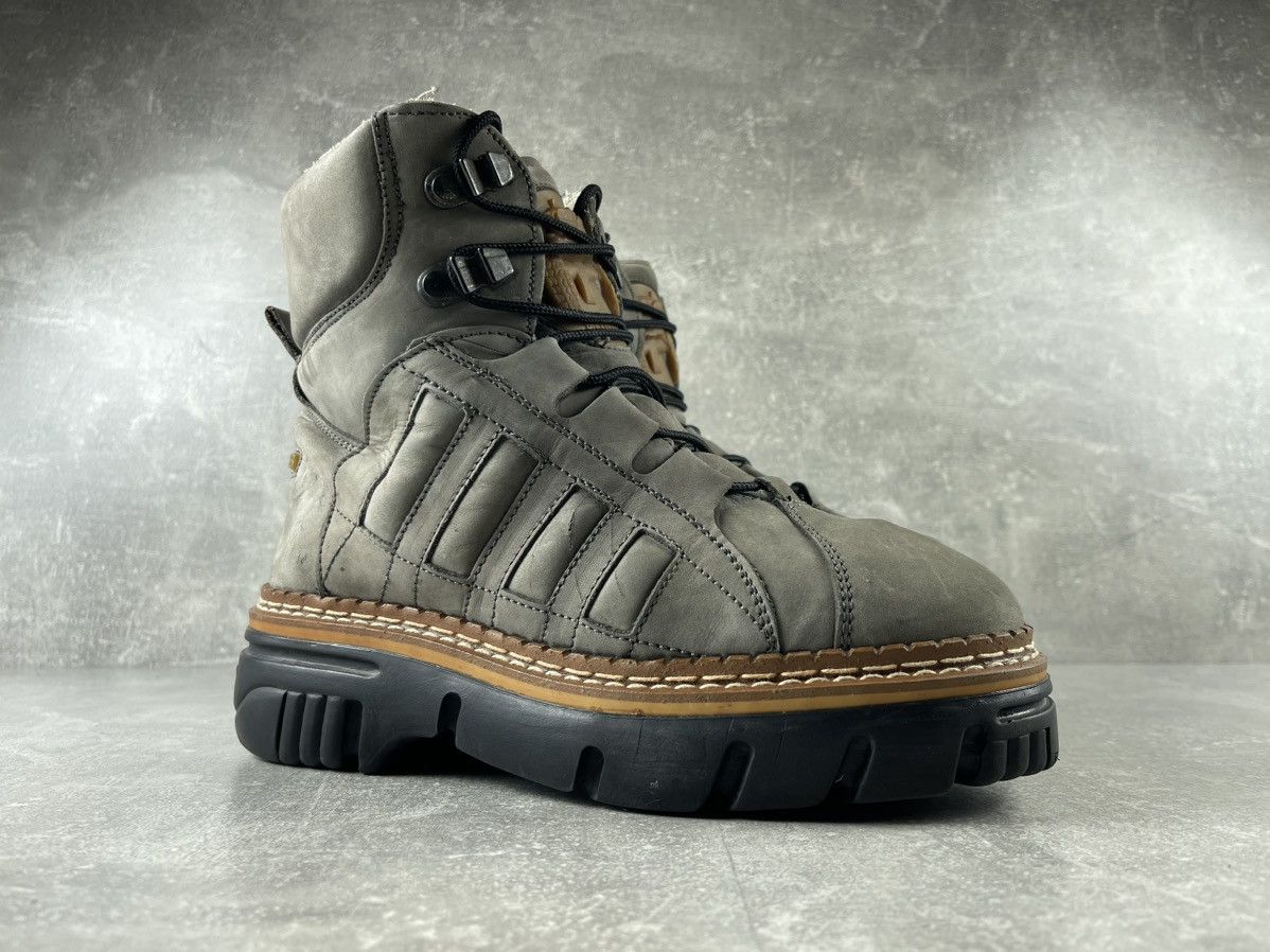 Other Bulldozer Y2K Suede Leather Chunky Combat Platform Boots Size US 7.5 / EU 40-41 - 2 Thumbnail