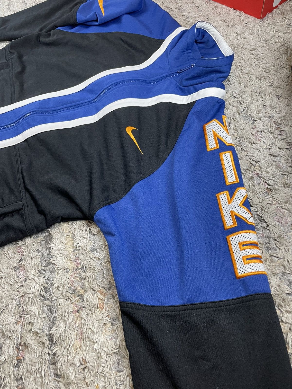 Nike × Vintage Nike swoosh streetwear vintage multi logo zip sweatshirt Size US M / EU 48-50 / 2 - 3 Thumbnail
