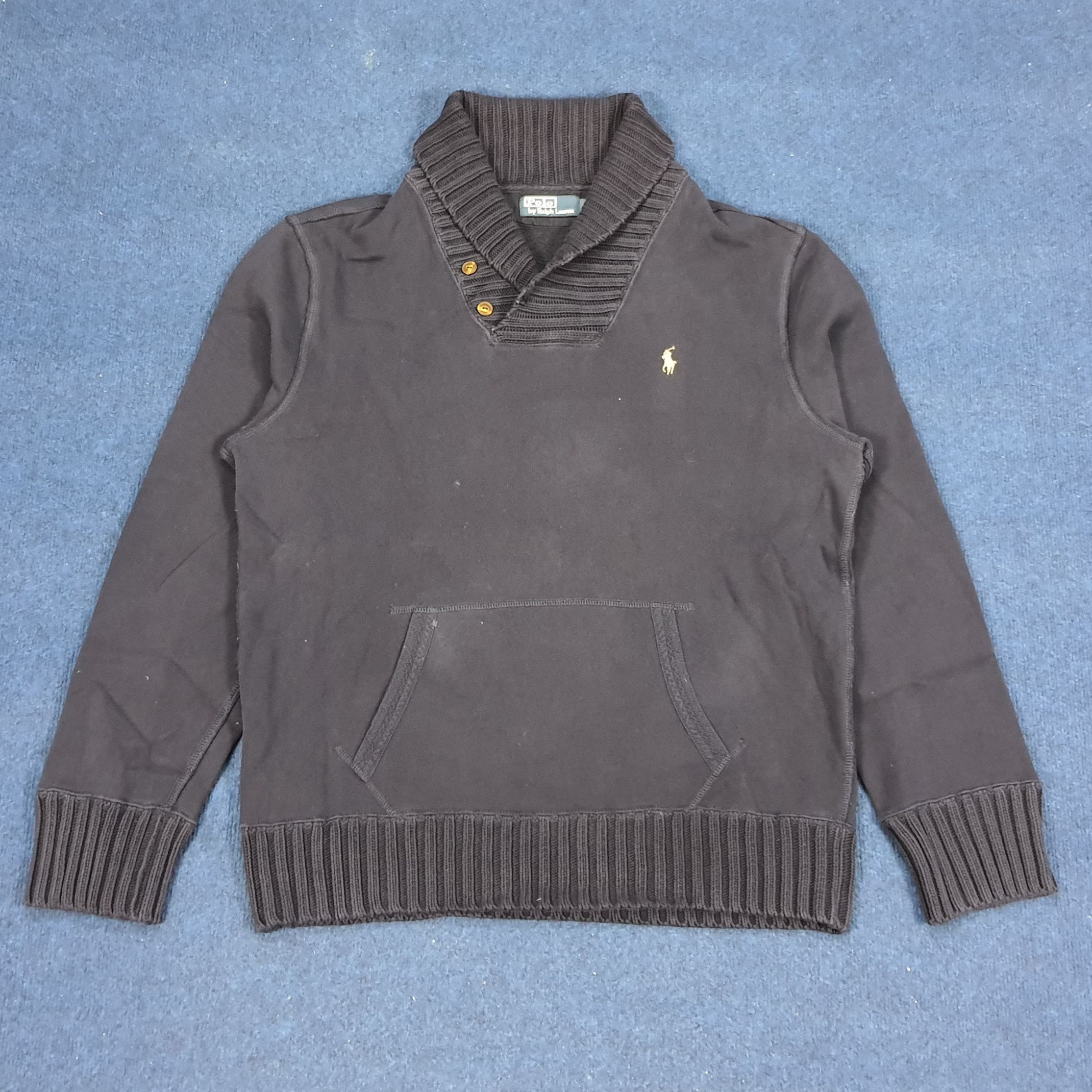 Polo Ralph Lauren × Vintage Vintage Polo by Ralph Lauren Winter Style Knitted Sweatshirt Size US L / EU 52-54 / 3 - 1 Thumbnail