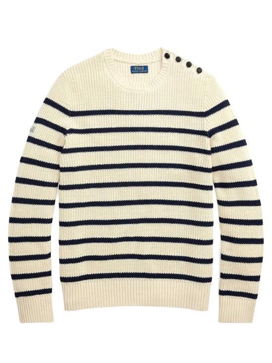 Ralph Lauren RALPH LAUREN Men Sweater 710963274 001 White Size US L / EU 52-54 / 3 - 1 Thumbnail