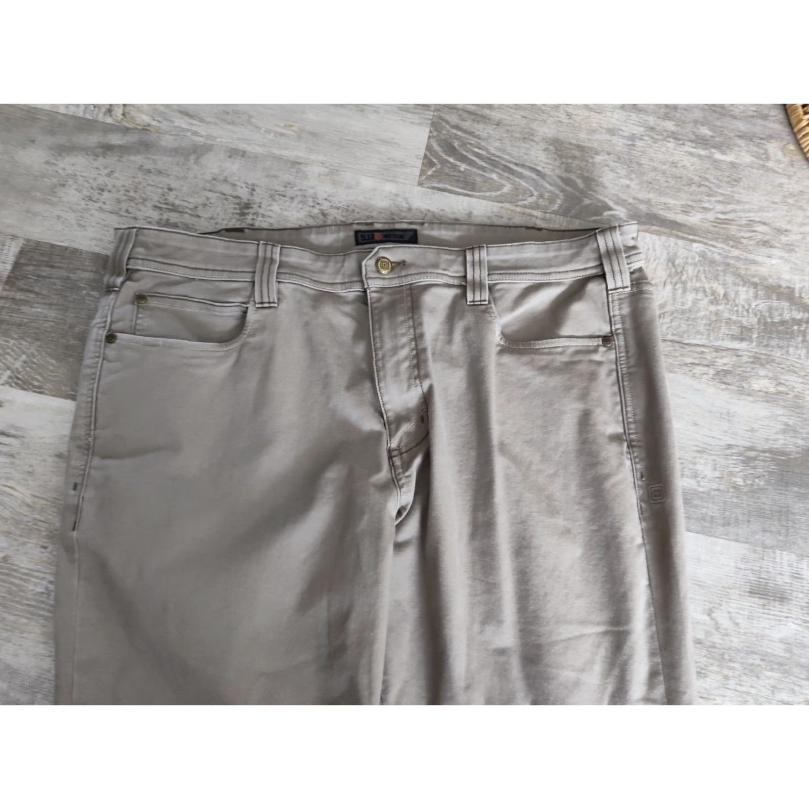 Vintage 5.11 Tactical Defender Flex Slim Pants Men's Gray Stretch 40 Size US 40 / EU 56 - 3 Thumbnail