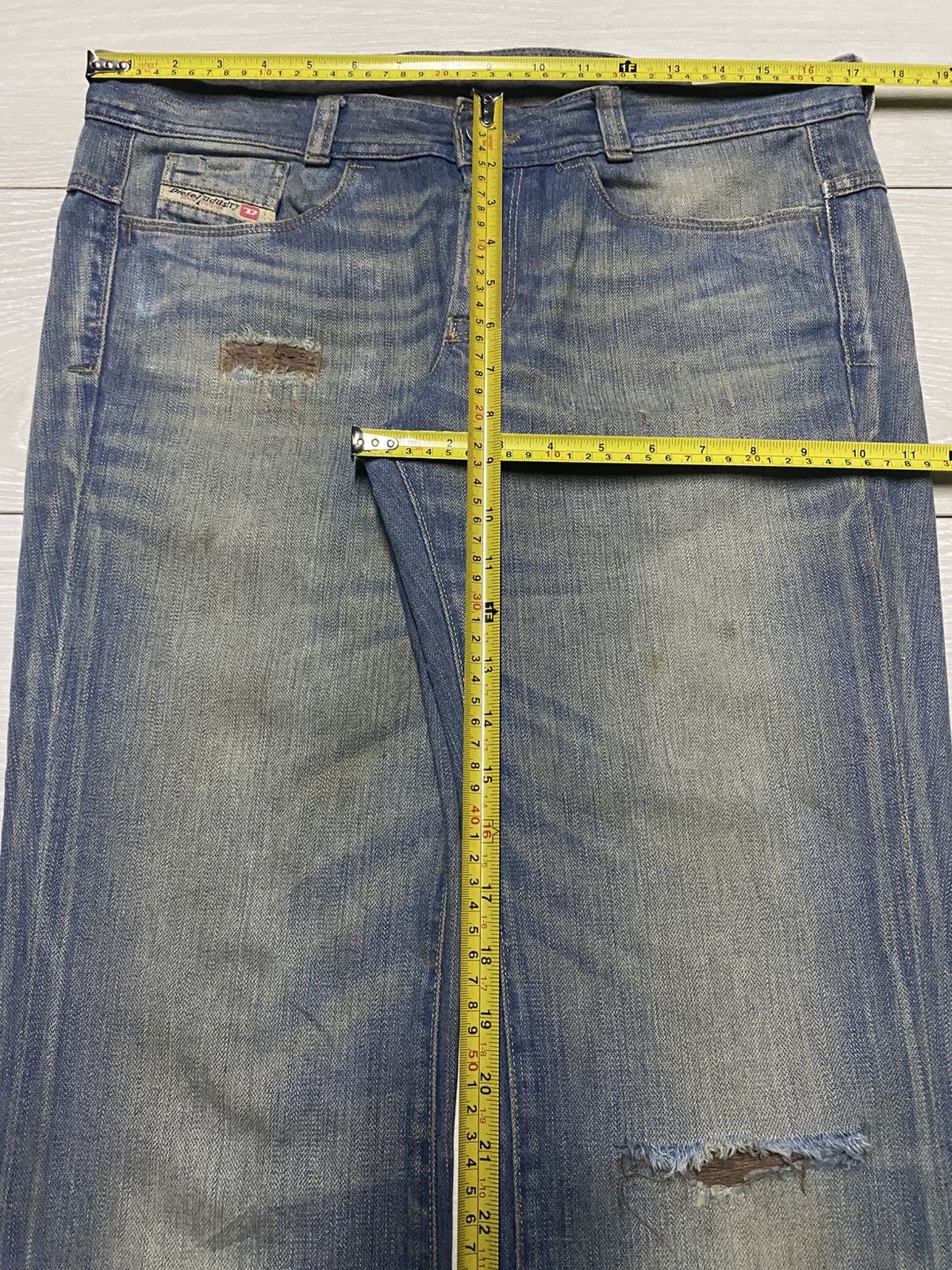 Diesel Vintage Diesel Snoozy Mud wash Distressed Loose Jeans Size US 34 / EU 50 - 15 Thumbnail
