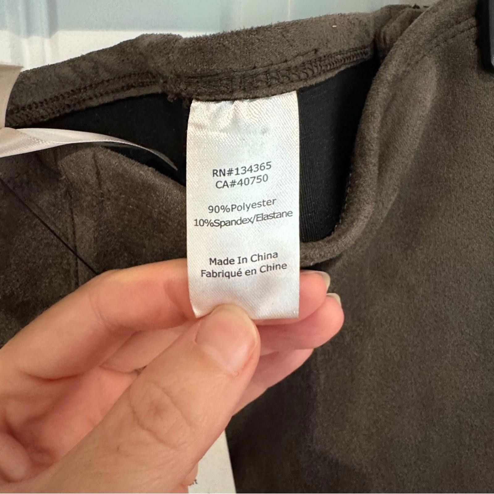 Other New MarlaWynne Olive Suede Size 14 Pants Size 36" / US 14 / IT 50 - 3 Thumbnail
