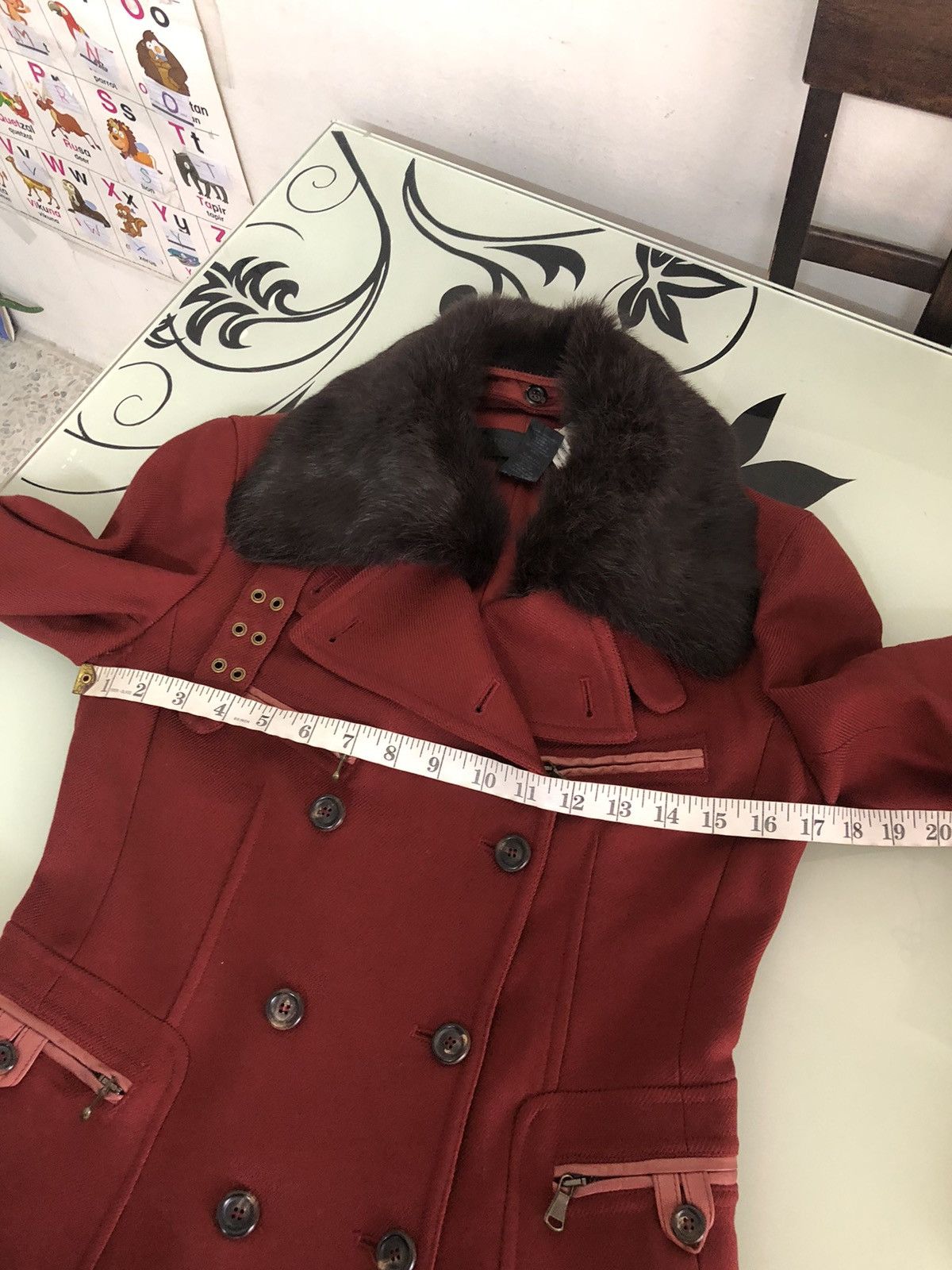 Donna Karan Rare❗️Donna Karan New York Jacket With Fur Size S / US 4 / IT 40 - 21 Thumbnail