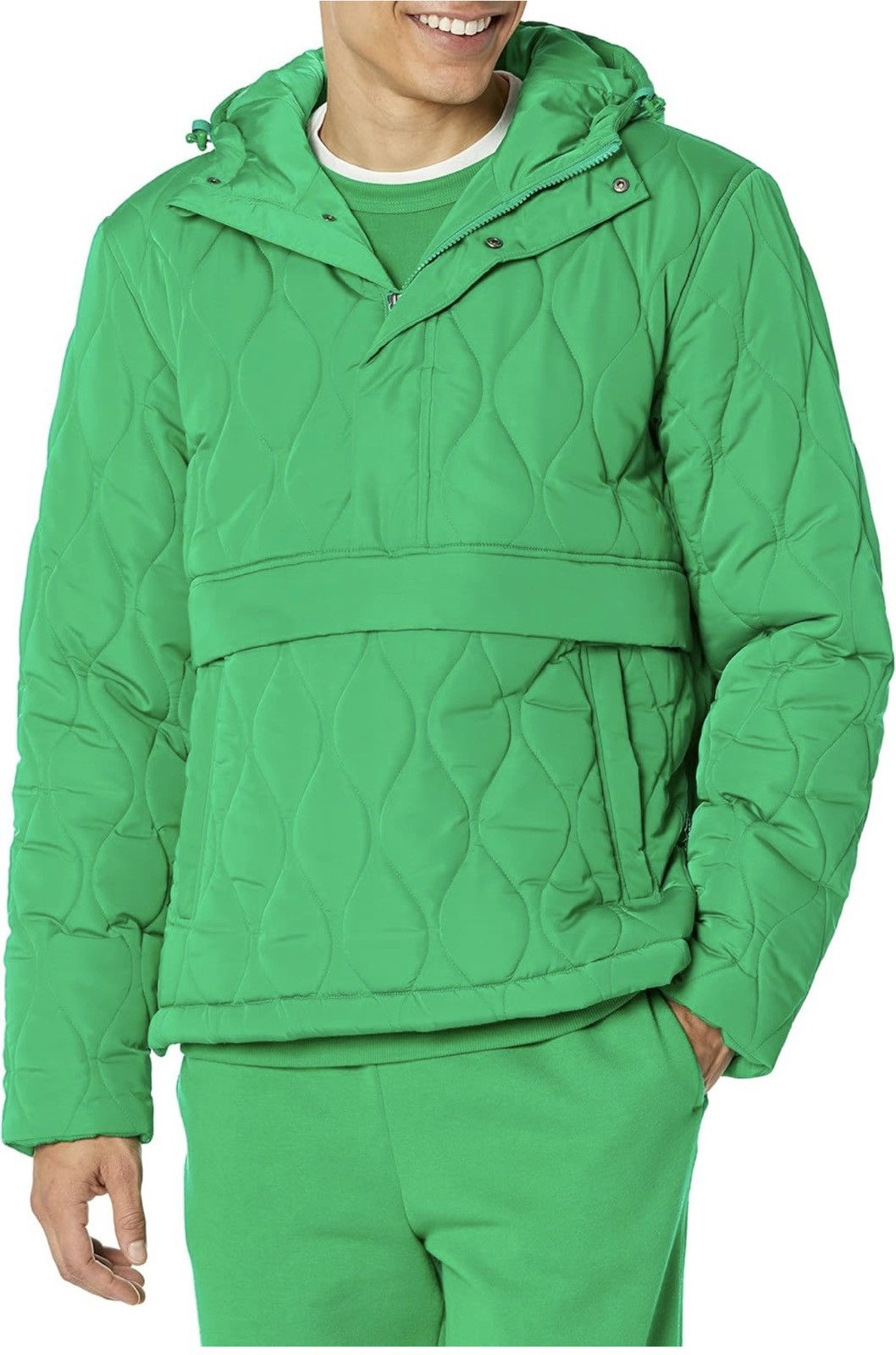 Other New Amazon Essentials Mens Anorak Hooded Puffer Coat Size US M / EU 48-50 / 2 - 1 Thumbnail