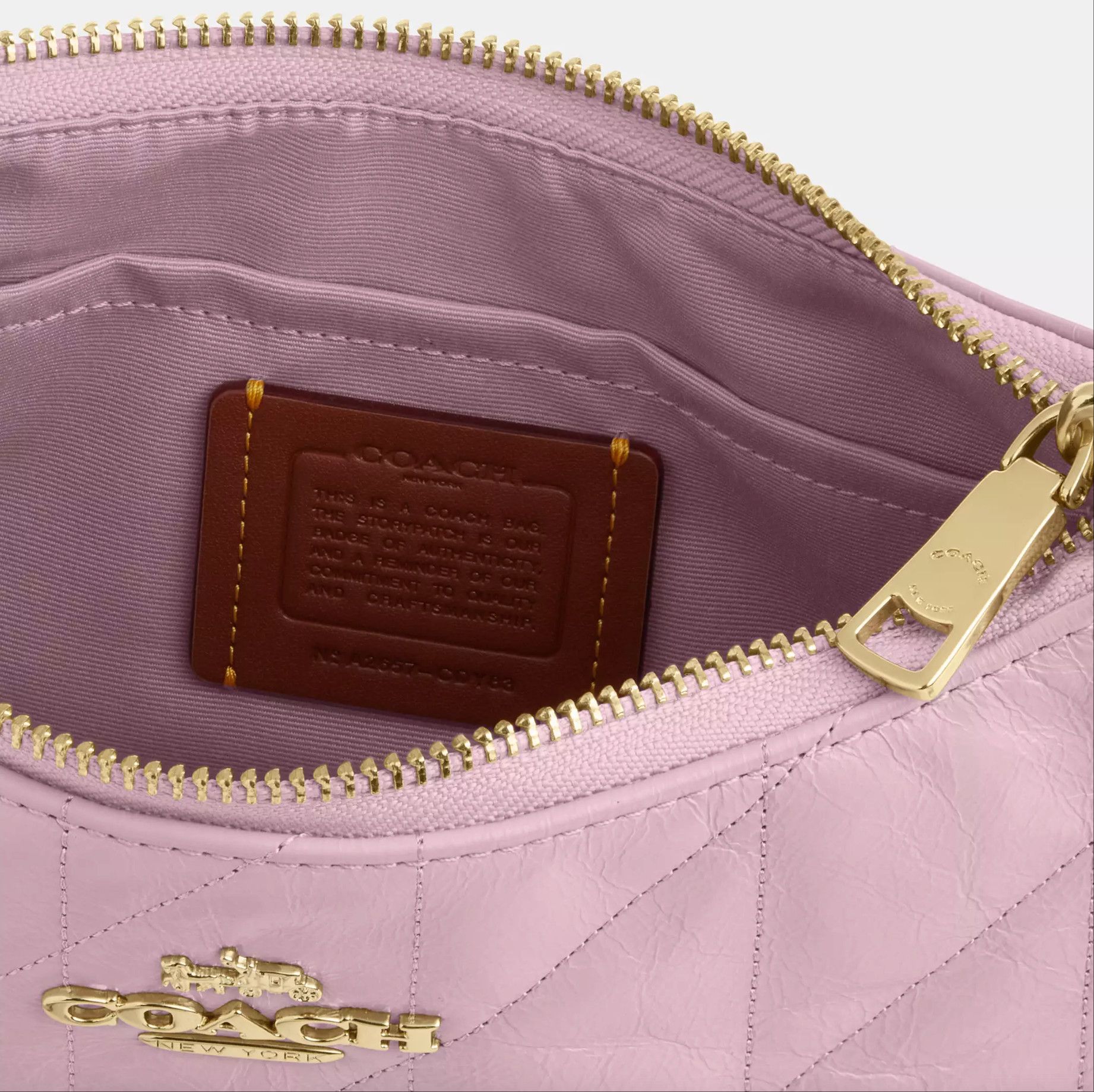 Coach NWT Coach Teri Shoulder Bag With Quilting CDY83 Size ONE SIZE - 17 Thumbnail