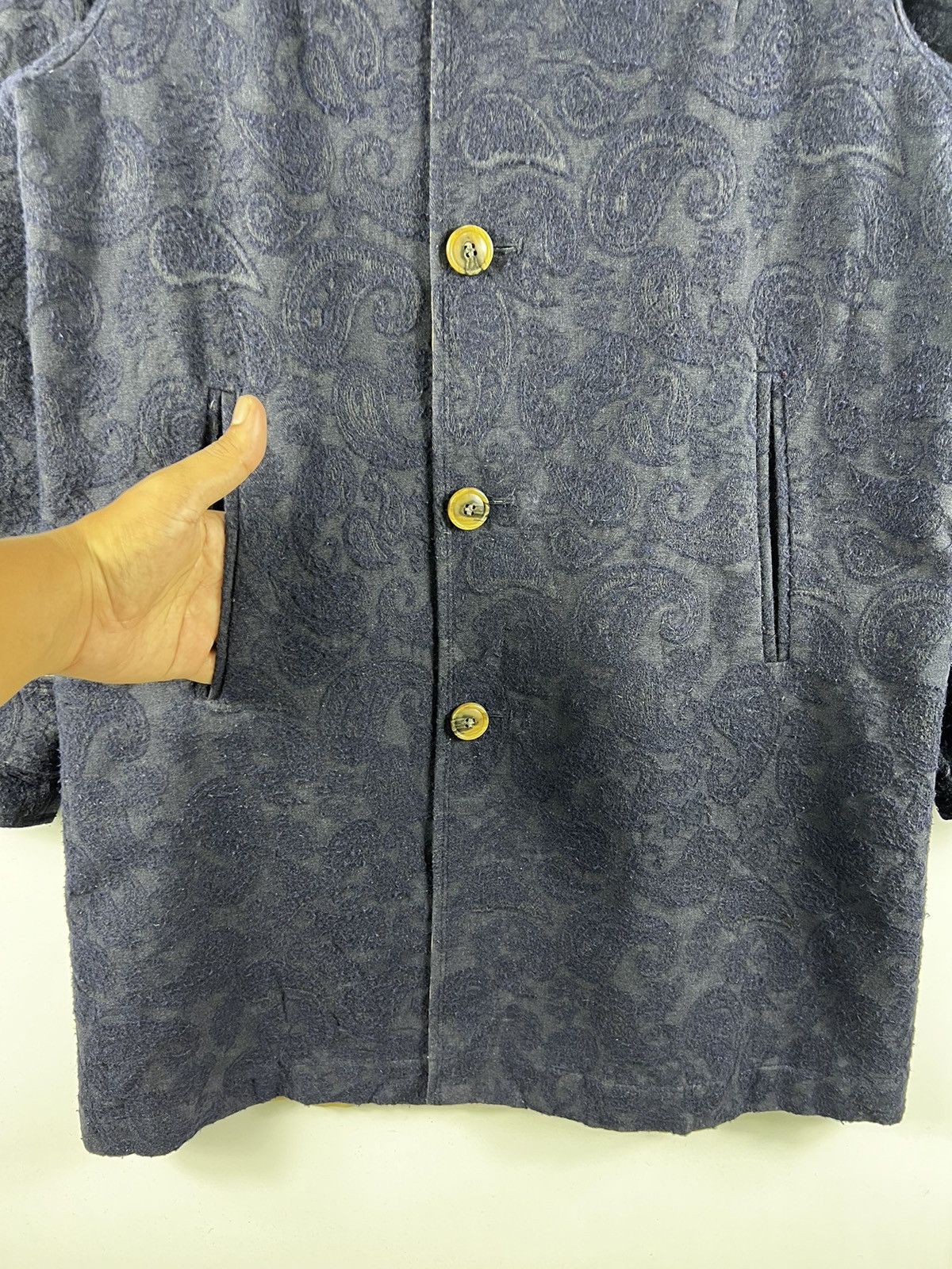 Beams Plus × Japanese Brand 🔥 Beams Boy reversible paisley long coat Size S / US 4 / IT 40 - 8 Thumbnail