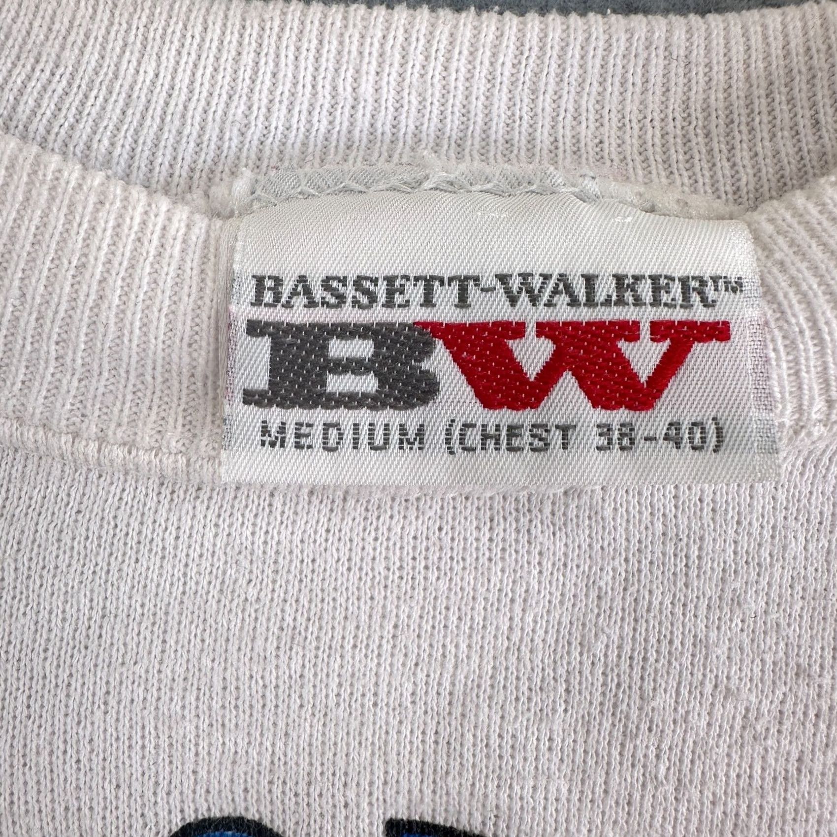 Vintage Bassett Walker Flossercise Instructor Pullover Sweatshirt White Men's M Size US M / EU 48-50 / 2 - 5 Thumbnail