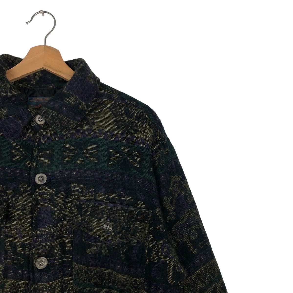 Japanese Brand 🔥90’s Navajo Aztec Hikory Chore Jacket Jungle Storm Size US M / EU 48-50 / 2 - 6 Thumbnail
