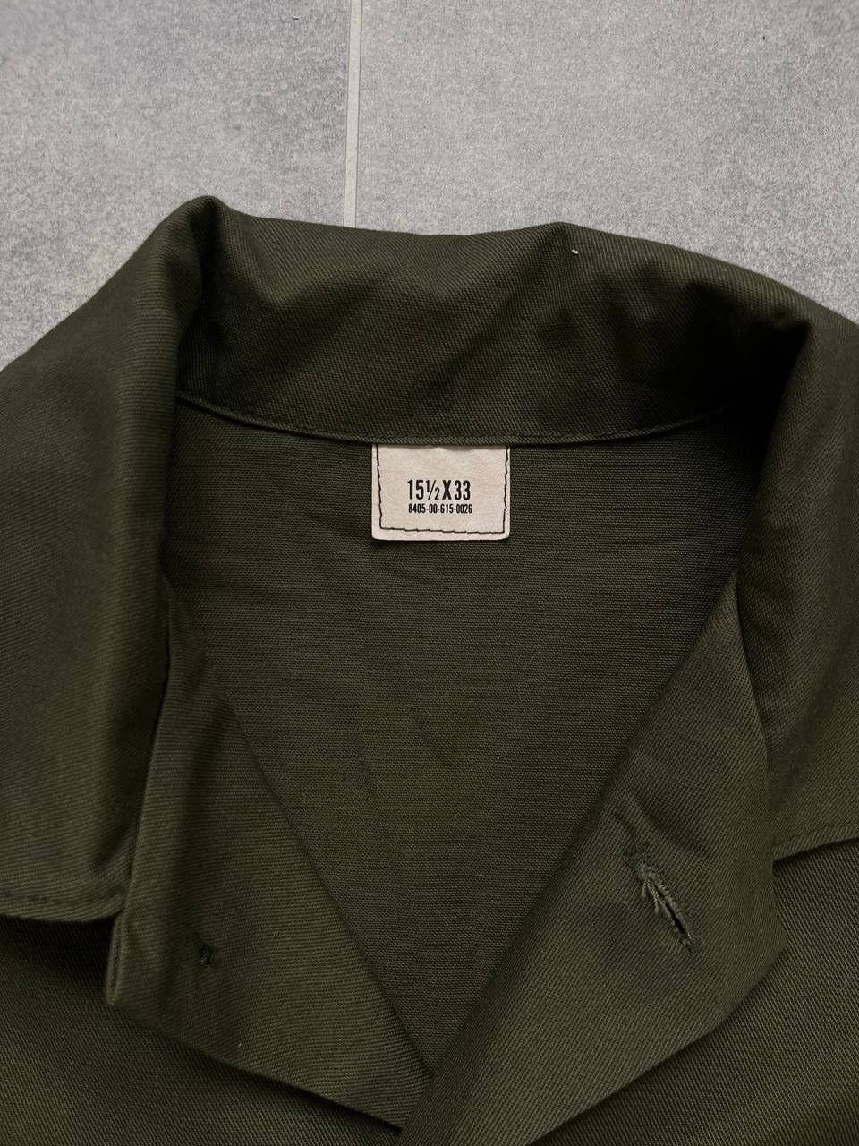 Vintage Vintage OG-507 Army Olive Button Up Utility Shirt Size US M / EU 48-50 / 2 - 3 Thumbnail