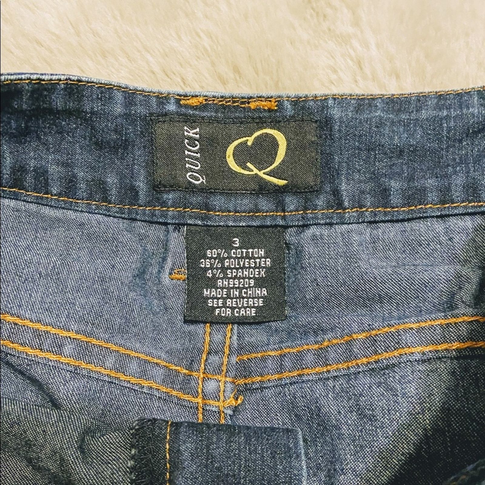 Other Q Quick Pencil Jean Skirt Size 3 Size 26" / US 2 / IT 38 - 2 Thumbnail