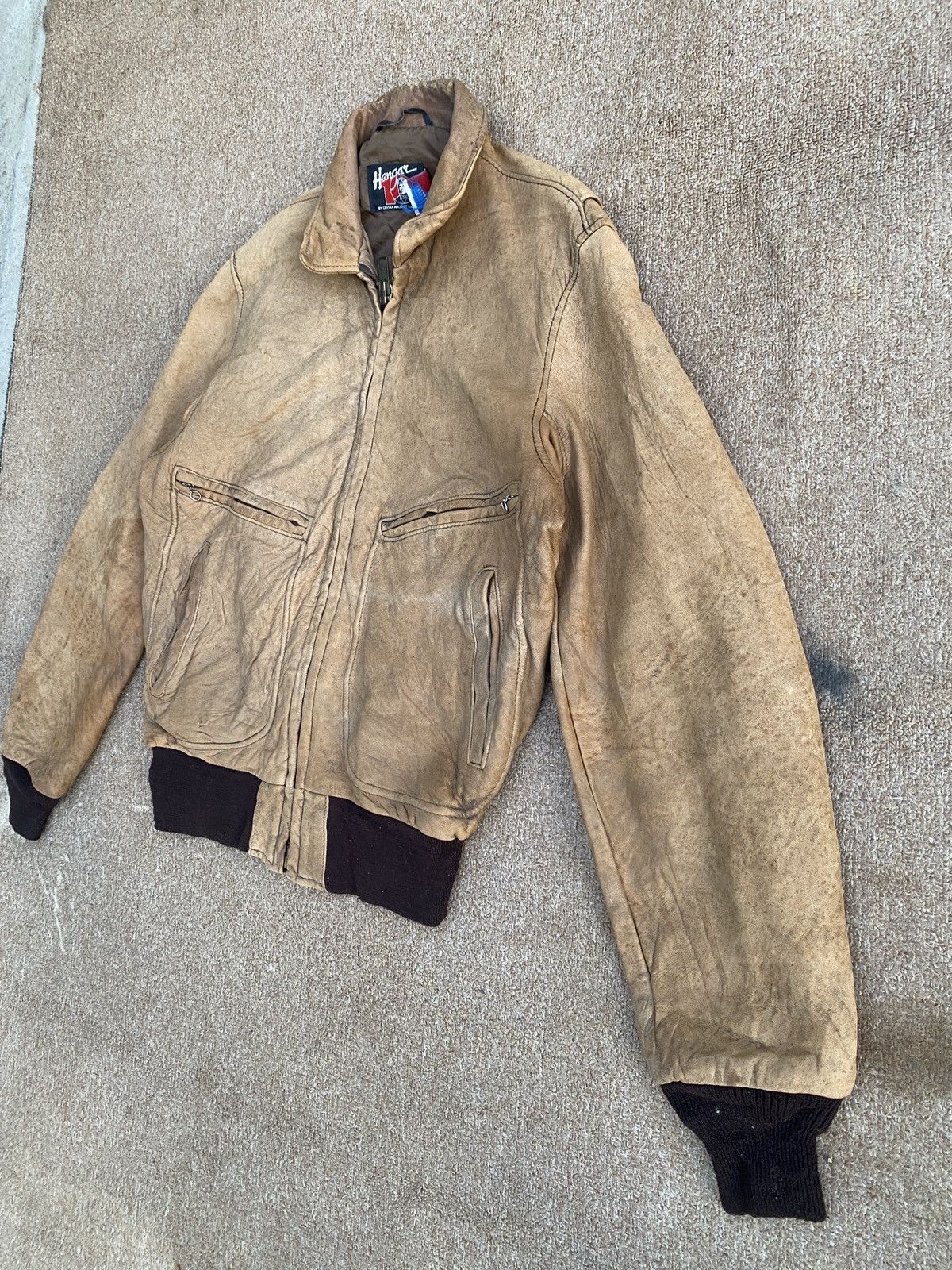 Other Vintage hanger us air force leather jacket Size US M / EU 48-50 / 2 - 4 Thumbnail