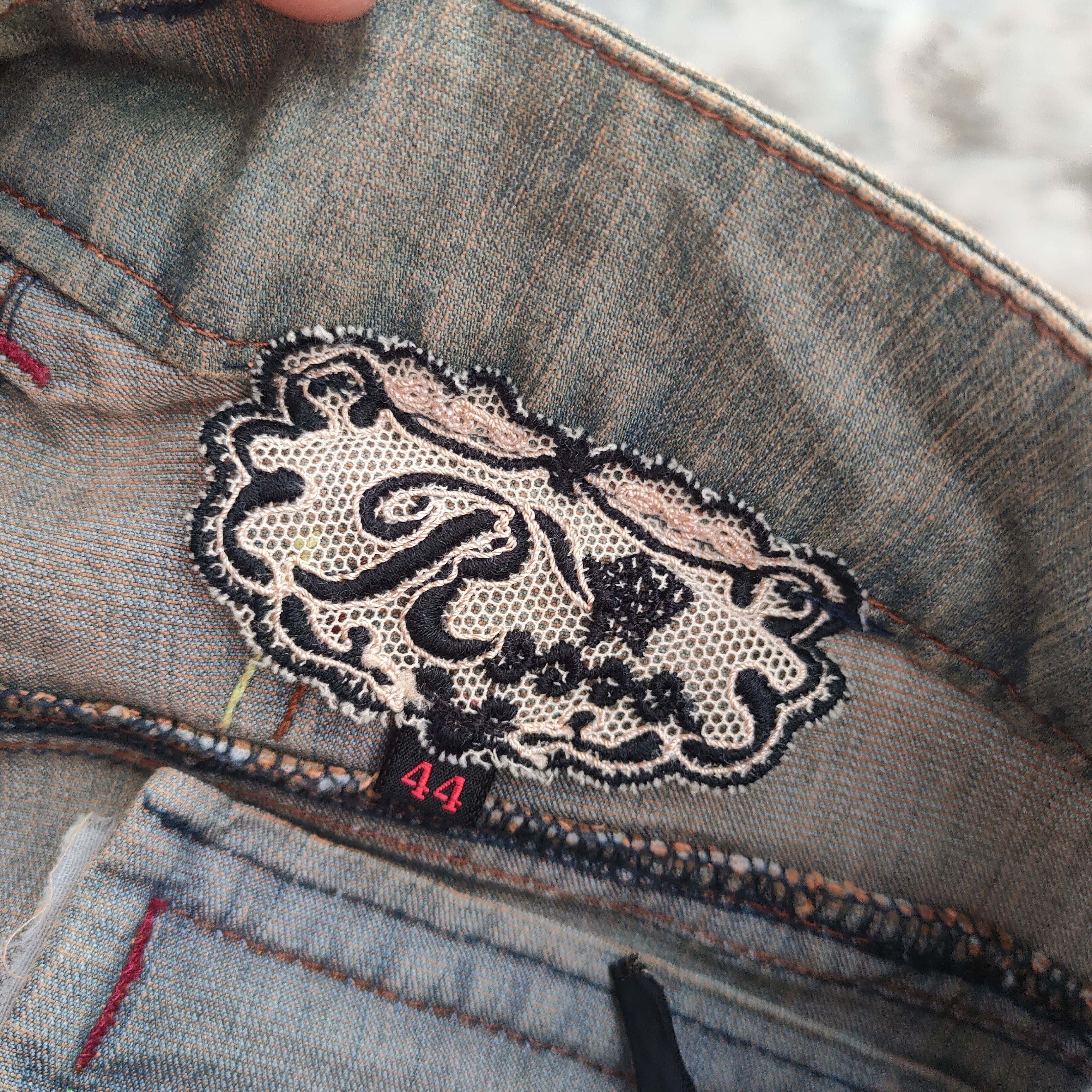 Japanese Brand × Jean × Rusty VINTAGE ROSSES WOMAN FLARE RUSTY JEAN DENIM PANTS Size US 30 / EU 46 - 11 Thumbnail