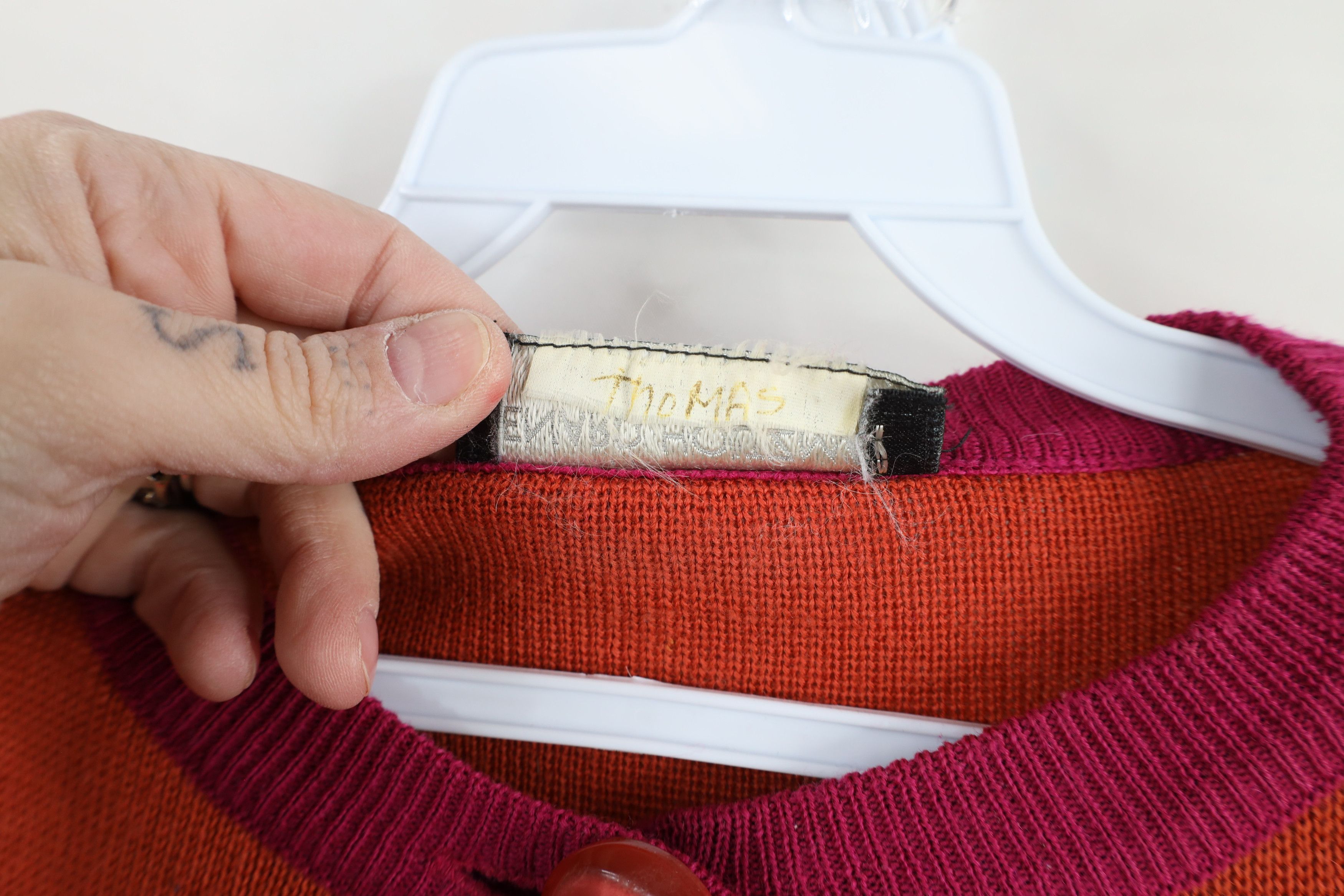 Vintage Vintage 90s Streetwear Rainbow Striped Top Button Sweater Size S / US 4 / IT 40 - 9 Thumbnail