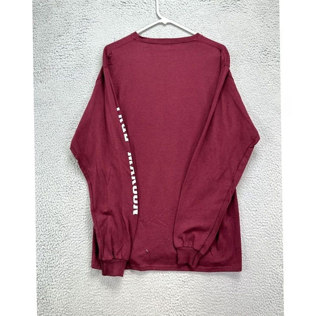 Vintage J. America Mississippi State Bulldogs Shirt Men Large Maroon Long Sleeve Tee NEW College University Size US L / EU 52-54 / 3 - 3 Thumbnail