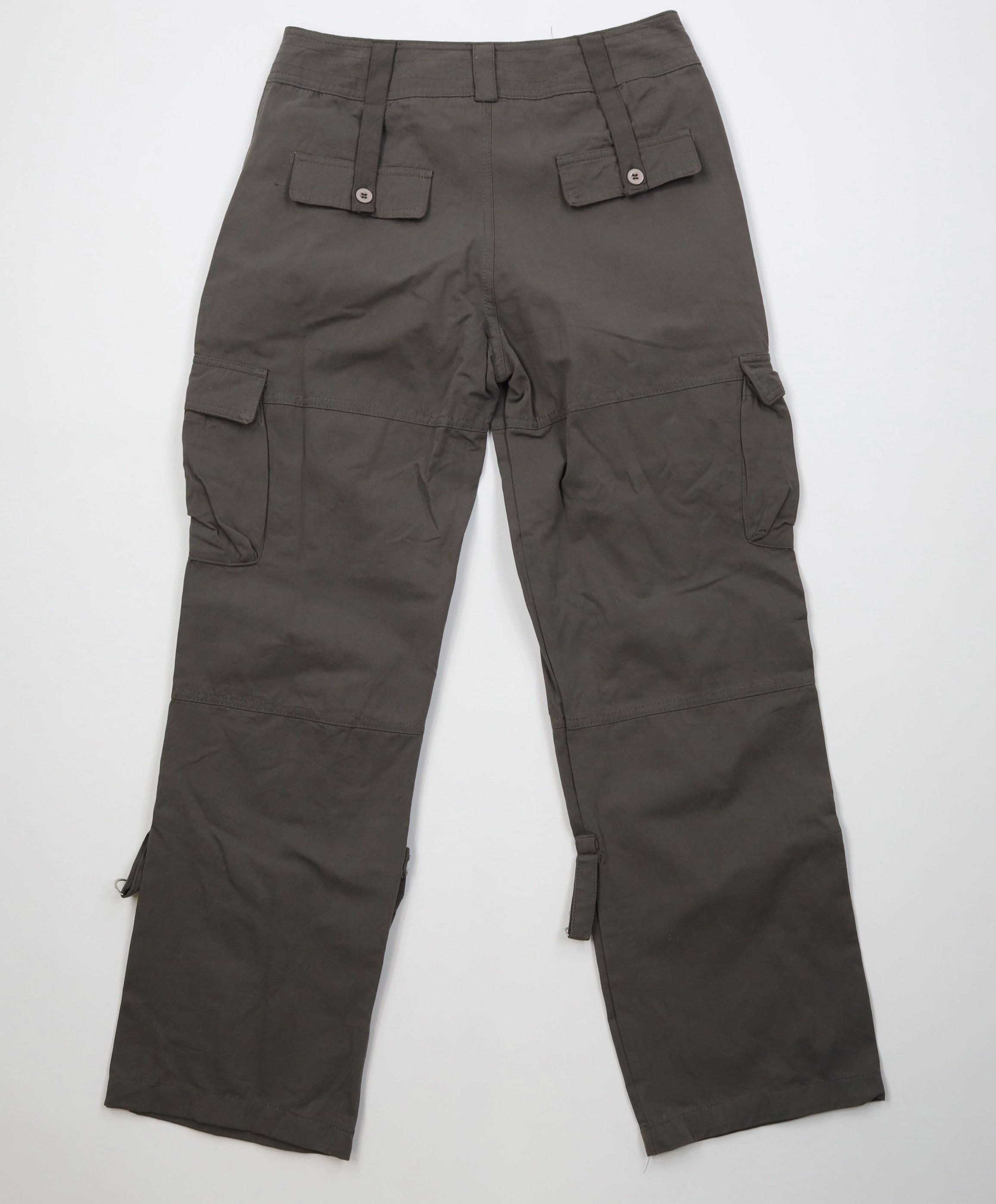 Vintage Vintage Y2K Grunge Goth Baggy Strap Cargo Pants Gray Size 30" / US 8 / IT 44 - 8 Thumbnail