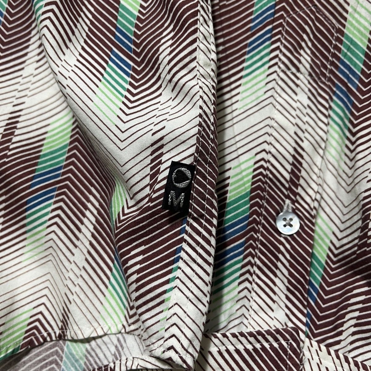Morgan De Toi Morgan De Toi Homme - Abstract Chevron Geometric Pattern Size US M / EU 48-50 / 2 - 8 Thumbnail