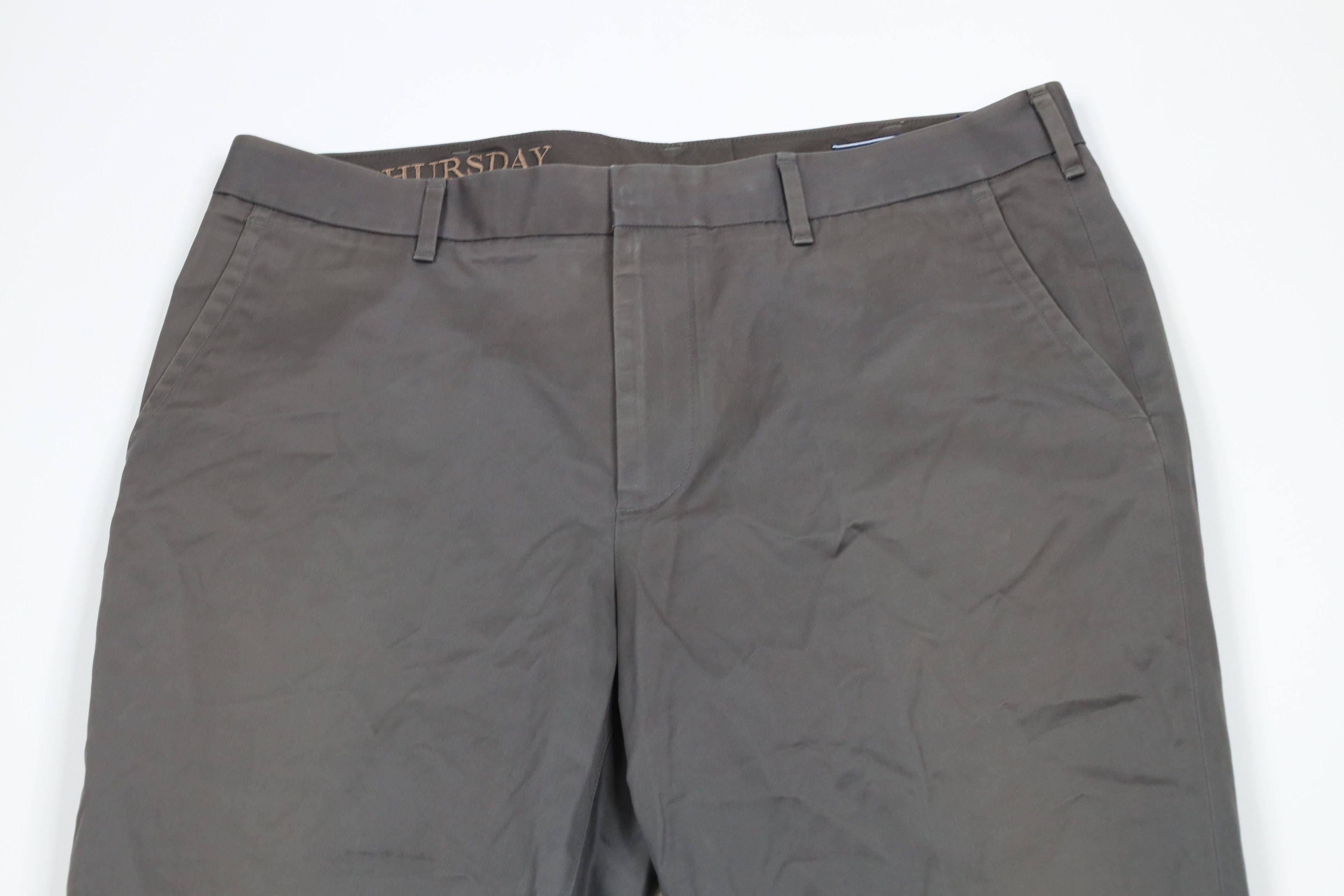 Bonobos × Vintage Bonobos Thursday Straight Leg Chino Pants Trousers Gray Size US 34 / EU 50 - 2 Thumbnail